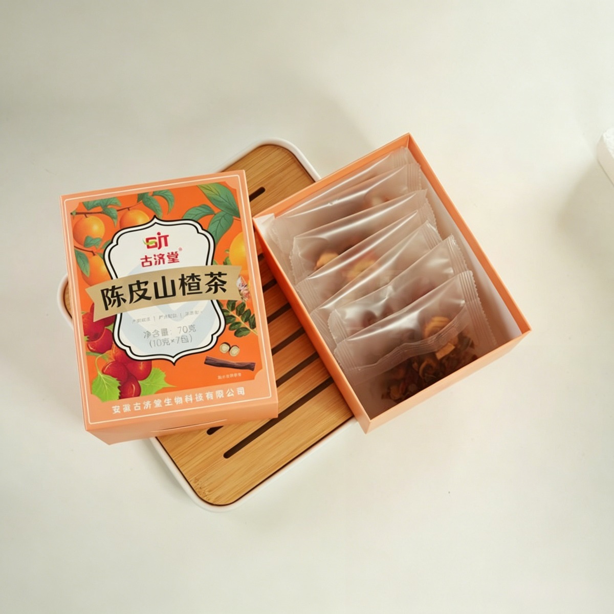 陈皮山楂茶