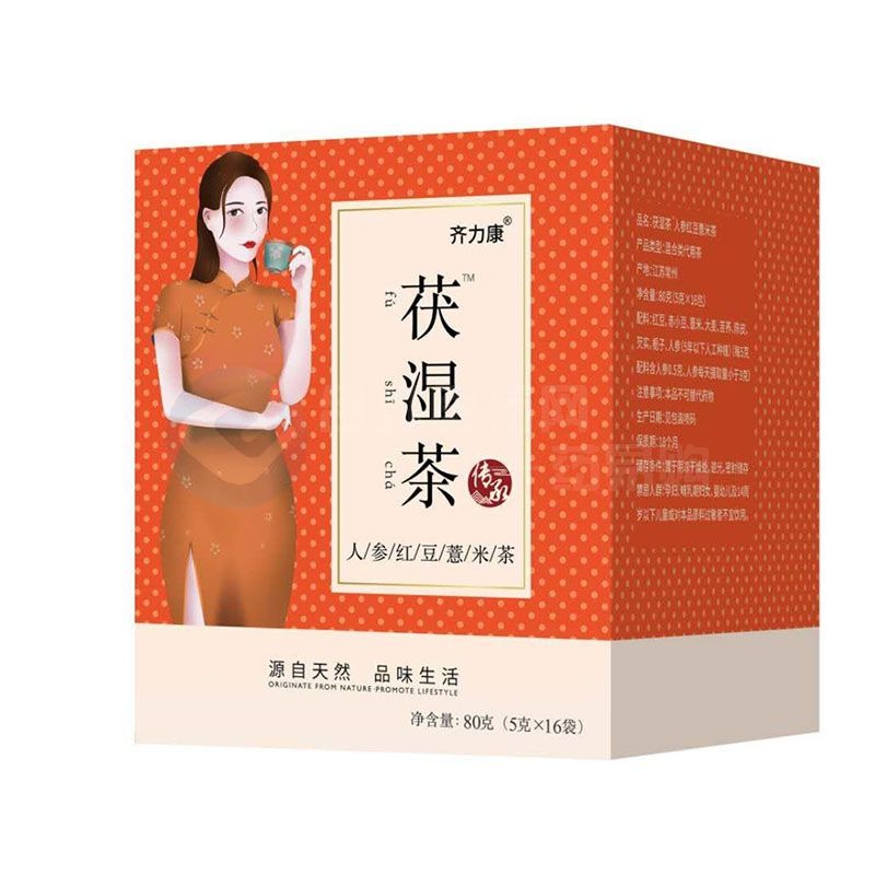 茯湿茶人参红豆薏米茶